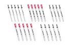 U-shank Jigsaw Blades Set Fit Black decker For Wood Metal - 24 Pieces With Case