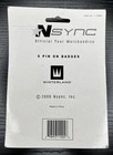 New Vintage 2000 6 Pak Nsync Official Tour Merchandise Button Justin Timberlake 