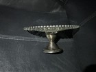 Vintage Sterling Silver     Clear Glass Compote Dish Appox  5   