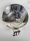 Vintage Sterling Silver Tiffany   Co  Swirl Footed Bonbon Dish 5 75  By 4 7 8 