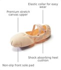 Dance Women s Ballet Shoes Stretch Canvas Dance Slippers Split Sole For Girls   