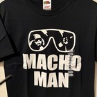 Wwe Mens T-shirt Small Black Macho Man Randy Savage Wwf Macho Madness Wrestling