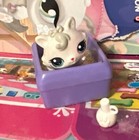 Littlest Pet Shop Cat   3586 Baby Crouching Tiger Cat Striped Lps Lot Rare