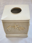 Tissue Box Cover Ivory Square Bathroom Kleenex Accessories Facial Tissue Holder
