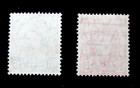 Australia Stamps Scott 192 And 195 King George Vi And Queen 1942 Set Of 2 Used