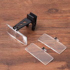 Clip On Magnifier  1 5x 2 5x 3 5x Magnification Plastic Case Clip On Glasses Typ
