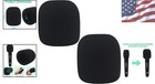 Compact 2-pack Microphone Covers With Pop Filter Functionality  Noise Reduced