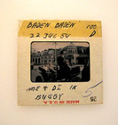 1954 Baden Germany Horse Buggy Ride Red Kodachrome Slide Film Travel Photograph