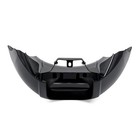 Matte Gloss Black Tall Windshield Club Style Kit For Dyna Super Glide Fxdxt Fxr