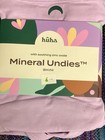 Huha Mineral Undies Bikini Panties L Lilac Purple Micro Tencel Breathable 1 Pk