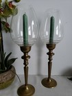 Large Vintage Brass Candle Holder 