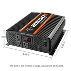2500 Watt Power Inverter For Car Truck Rv Vehicle 12v To 110v Car Power Inverter