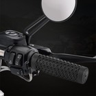 Motorcycle 1  Inch Handlebar Grips Black Cnc Hand Grip For Harley Honda Yamaha