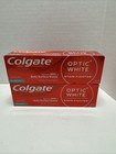 Colgate Optic White Stain Fighter Toothpaste Fresh Mint Gel 4 2oz 2 Pk Exp 9 26