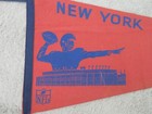 Vintage 1960 s New York Giants Nfl Football Felt Pennant Full Size Stadium