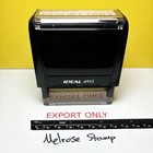 Export Only Rubber Stamp Red Ink Self Inking Ideal 4913