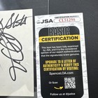 Karl Malone John Stockton Signed 3x5 Index Card Hof Utah Jazz Jsa Coa Auto