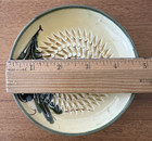 Pottery Garlic Grater Plate bowl  Handmade In Spain