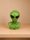Alien Grey Extraterrestrial Bust Ufo Sci Fi Area 51 Figurine Decor