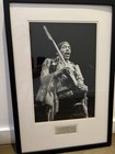 Jimi Hendrix New York 1969 Msg Photograph Signed By Photographer George Kalinsky