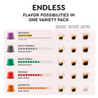 Variety Pack - 100 Premium Espresso Pods Compatible With Nespresso Original Mach