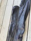 Harley Davidson Embroidery On Side Black Leather Motorcycle Chaps Women Medium