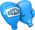 Kids Inflatable Mega Boxing Gloves 1 Set  red Or Blue 