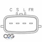 New Voltage Regulator For Mitsubishi Lancer L4 2 4l 04-06 3410707f