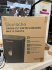 222p Woolsche 10-sheet  Cross Shredder  3 43-gal Bin  P-4 Security  Shreds Cds 
