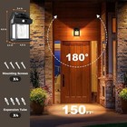 Led Solar Wall Light Outdoor Garden Dusk To Dawn Pir Motion Sensor Security Lamp