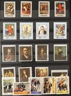 Art Paintings Collection World Used Mnh apx 100   Da1039
