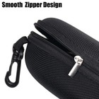 2-pack Hard Glasses Case  Zipper Sunglasses Protector With Belt Clip For Travel