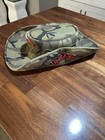 Vtg 60   s Vietnam War Camo Boonie Cowboy Hat With Patches