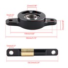 Spherical Bearing Rear Trailing Arm Bushing Kit For Integra 1989-01 Civic 88-00