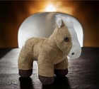 Tan Horse Stuffed Animal Cuddle Toy For Kids Plush Gift Farm Animal Soft Pony
