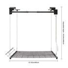 250lbs Overhead Garage Lifting Storage Rack Ceiling Mount Hanging Organizer Unit