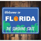 Welcome To Florida Road Metal Sign