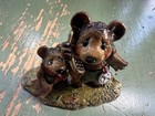 Wee Forest Folk Bears Bear Resin Figurine With Mouse Lost Trail Bb 18