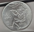 Choice Bu San Marino 1981 500 Lire Silver Coin - Mint Sealed