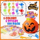 100 Pcs Halloween Handouts Giveaways For Kids Bulk  Sticky Hands Party Favors Go