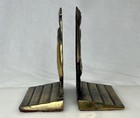 Vintage Art Deco Brass Nude Well Of Wisdom Bookends - 95391