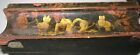 Vintage Antique Chinese Or Japanese Lacquer Box W  Women Birds Etc Rare