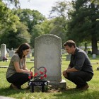 Wocst Cemetery Decorations For Grave Memorial Plaque Stake Grave Marker Cardi   