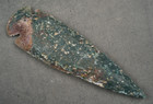 Dark Green Bling 4 8  Flint Spearhead Head Knife Blade Arrowhead I-757