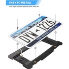 Rear License Plate Holder Bracket Fits Bmw Mount Frame Tag Base  Screws   Wrench