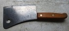 Vintage Antique Old File Handmade Cleaver  9 Carbon Steel Butcher Knife