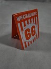 Individual Whataburger Restaurant Table Tent Numbers - Modern Glossy