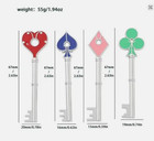 Resident Evil Keychain Umbrella Corporation Rpd Heart Key Holder