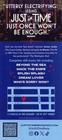 Jeremy Jordan Just In Time Broadway Flyer 4x9 Handbill Bobby Darin Isa Briones