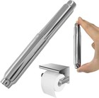 Stainless Steel Toilet Paper Holder Replacement Rod Spring Loaded Universal Fit